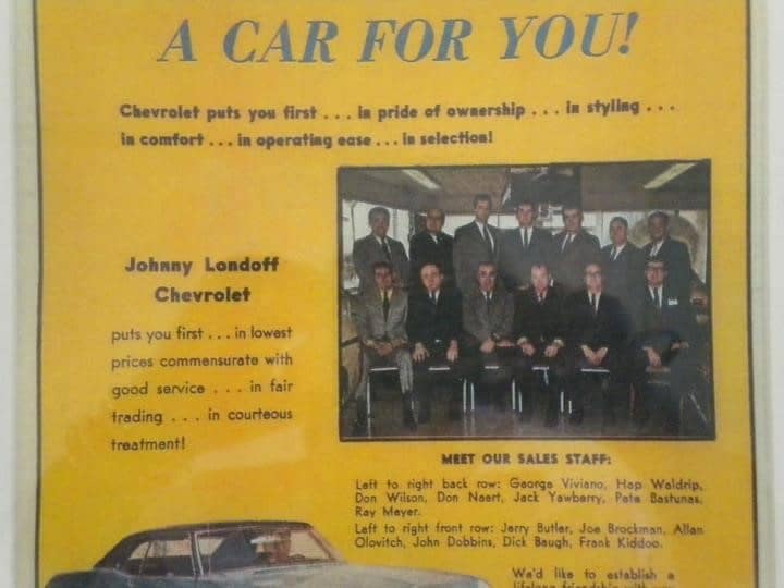 John Londoff purchased Economy Chevrolet in 1954
