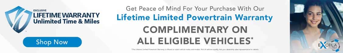 Lifetime Limited Powertrain Warranty