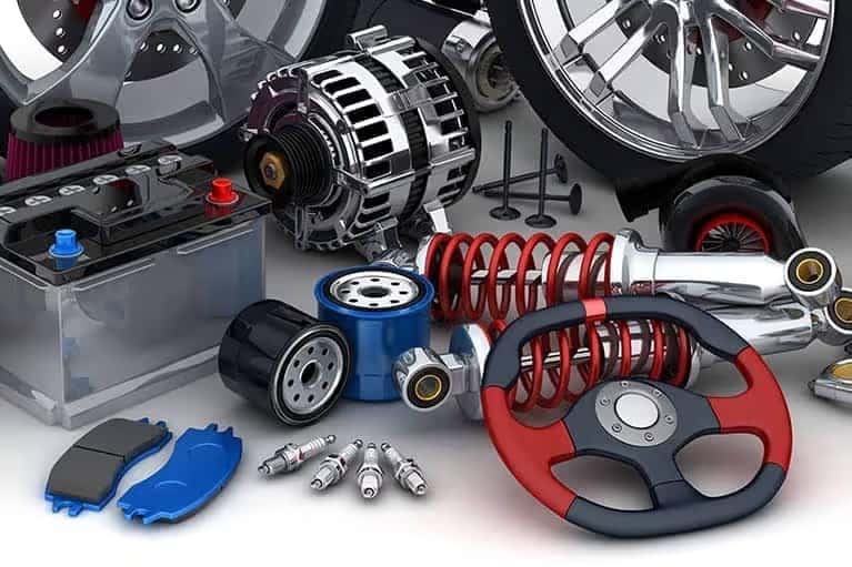 display-of-car-parts-mobile