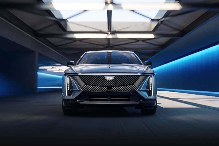 2023-Lyriq-parked-in-blue-room
