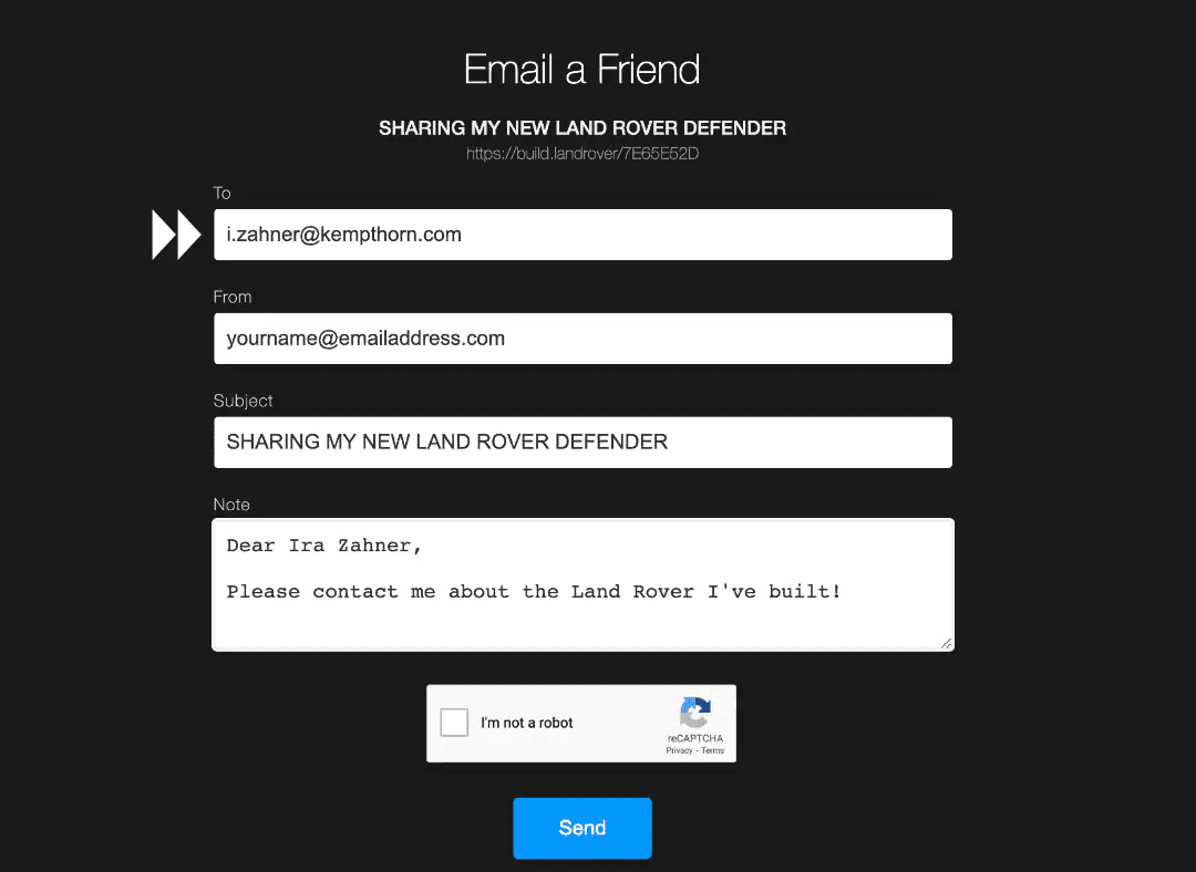 kempthorn - email a friend example