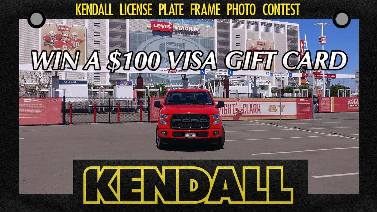 Kendall license plate