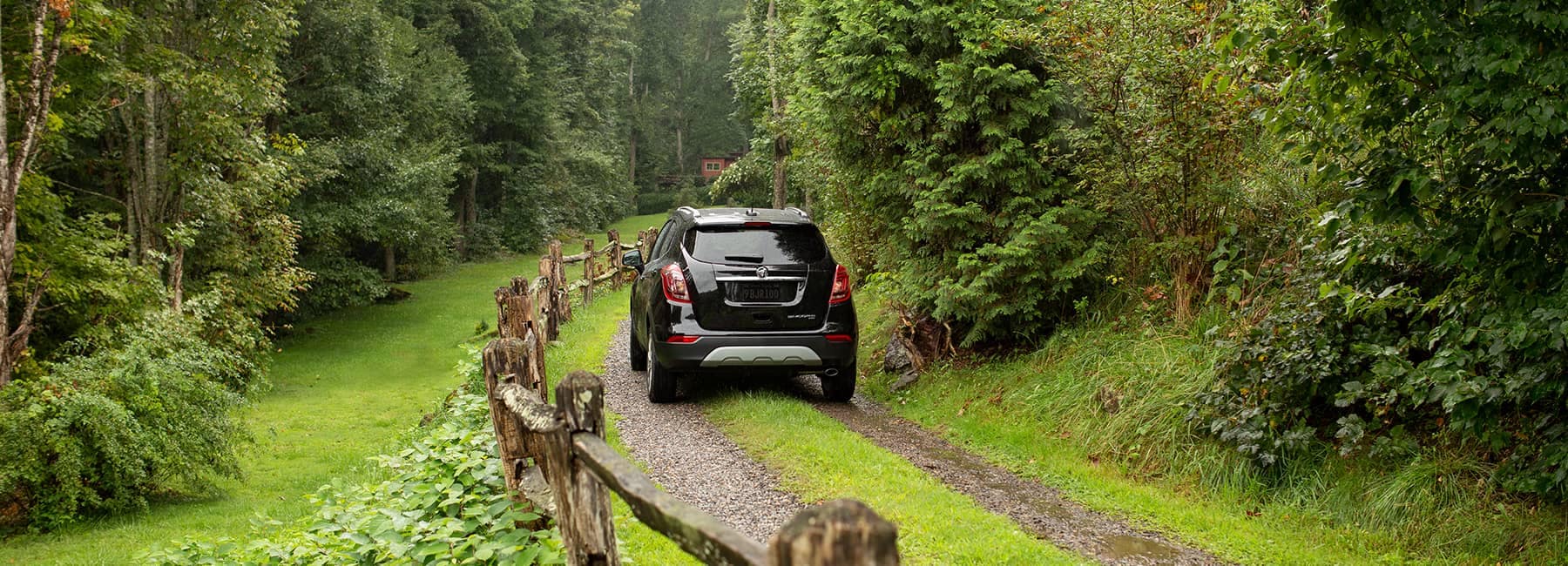 2020 Buick Encore on a Forest Path