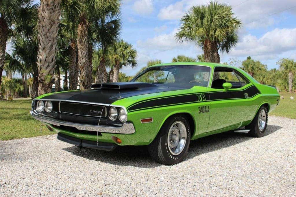 dodge challenger t/a then and now