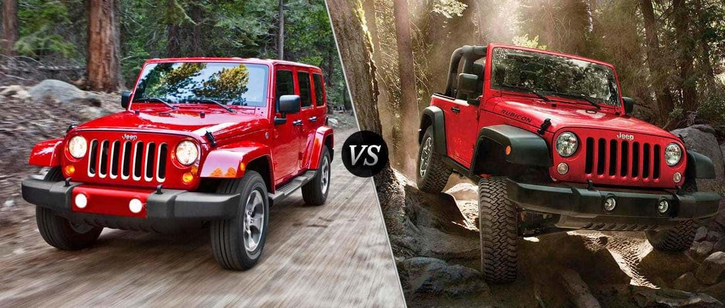 difference between jeep wrangler unlimited sahara and rubicon