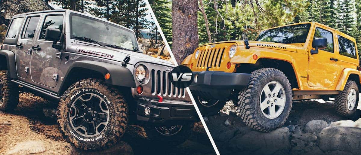 Difference between jeep wrangler unlimited sahara hot sale and rubicon