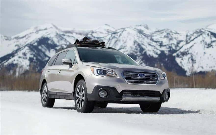 subaru on snow