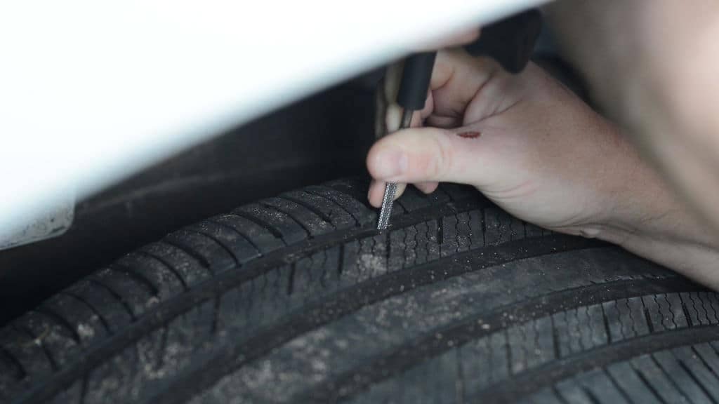 Removing Nail From Tire