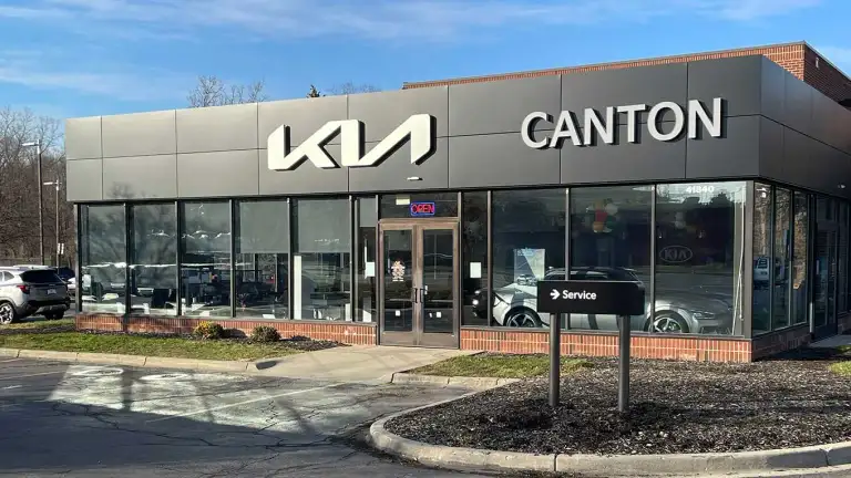 Exterior photo of Kia of Canton