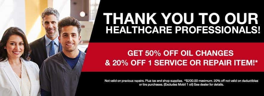 thank you to our healthcare professionals!