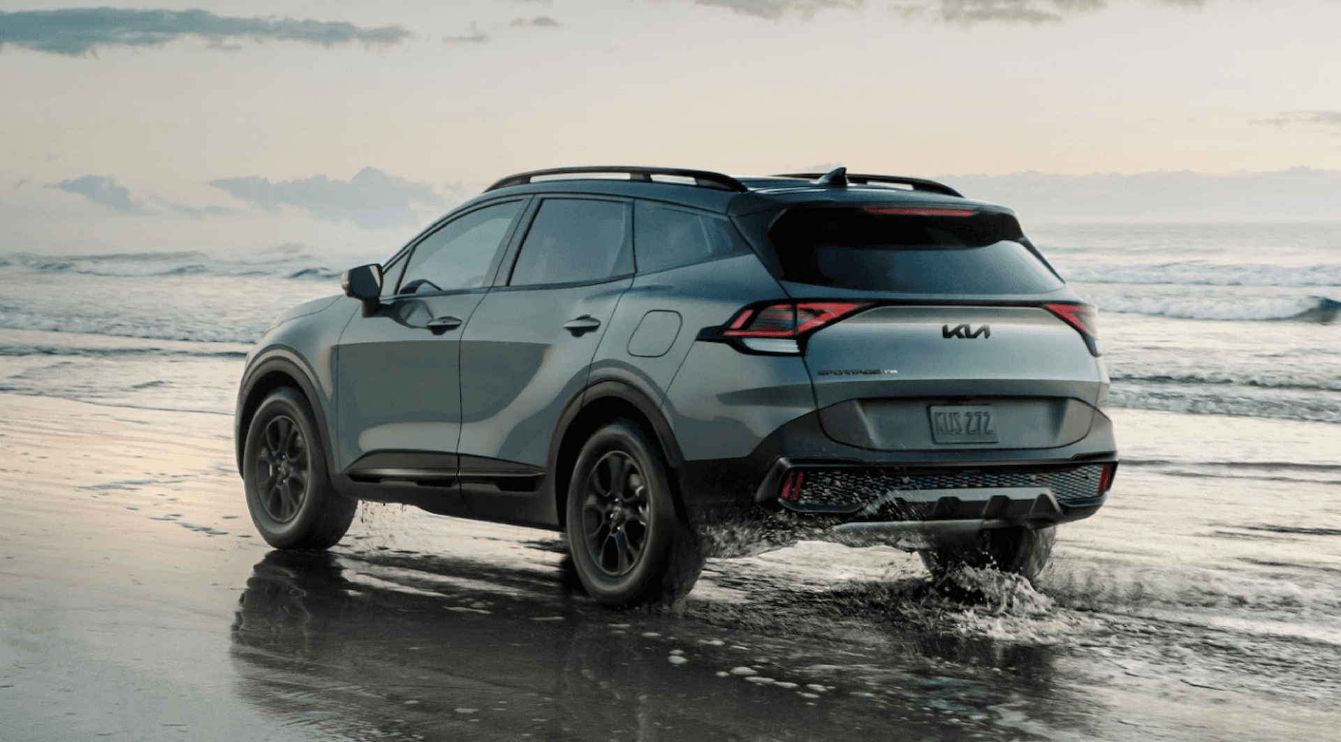 Kia Sportage On A Beach