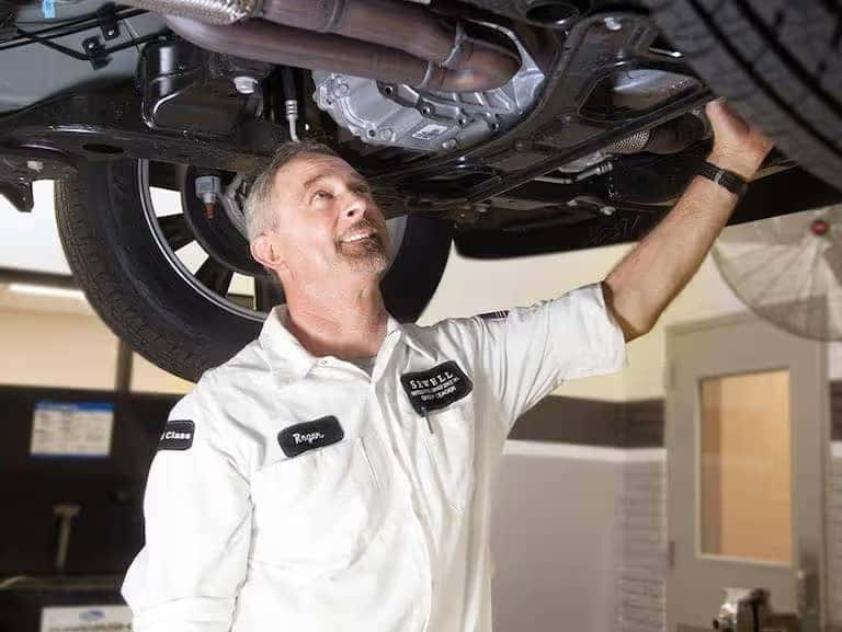 Mechanic Under Car