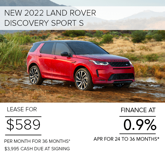 new 2022 land rover discovery sport s special