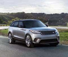 Range Rover driving on highway