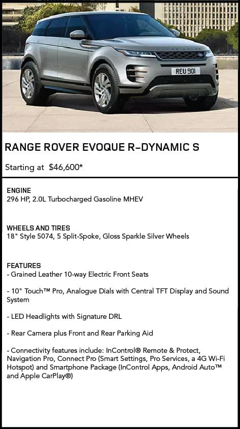 Range Rover Evoque R-Dynamic S
