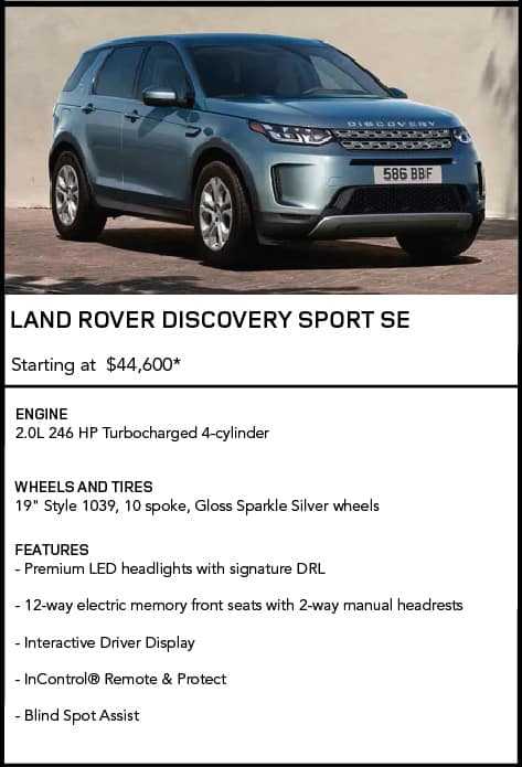 Land Rover Sport Discovery Sport SE