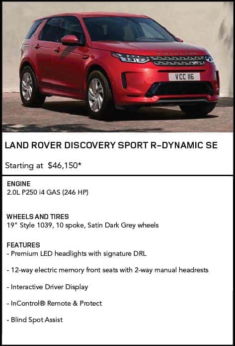 Land Rover Discovery Sport R-Dynamic SE
