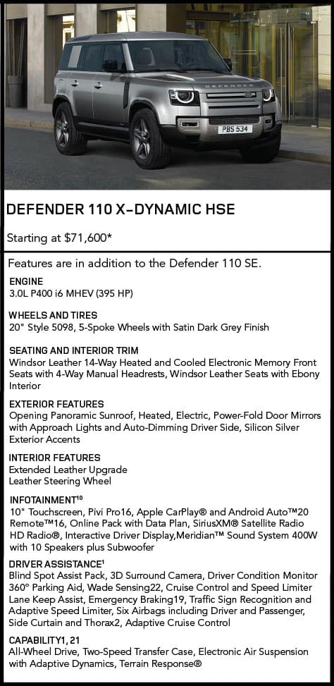 Land Rover Defender 110 X-Dynamic HSE