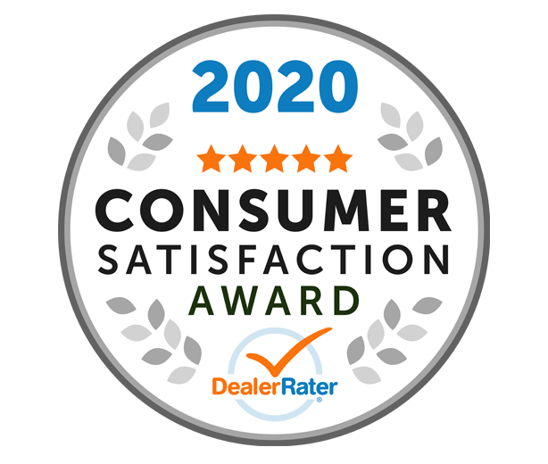 2020 Consumer Satisaction Award dealerrater