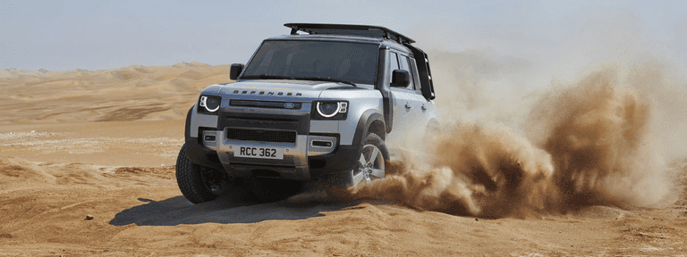 Land rover deals defender ground clearance