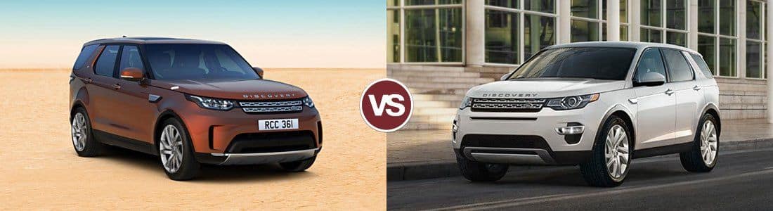 2017 Land Rover Discovery VS Discovery Sport