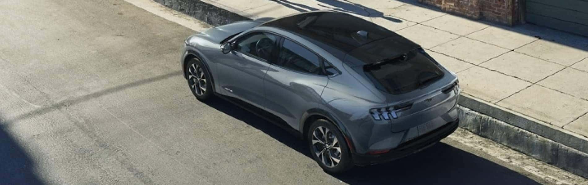 Ford SUV parked on street