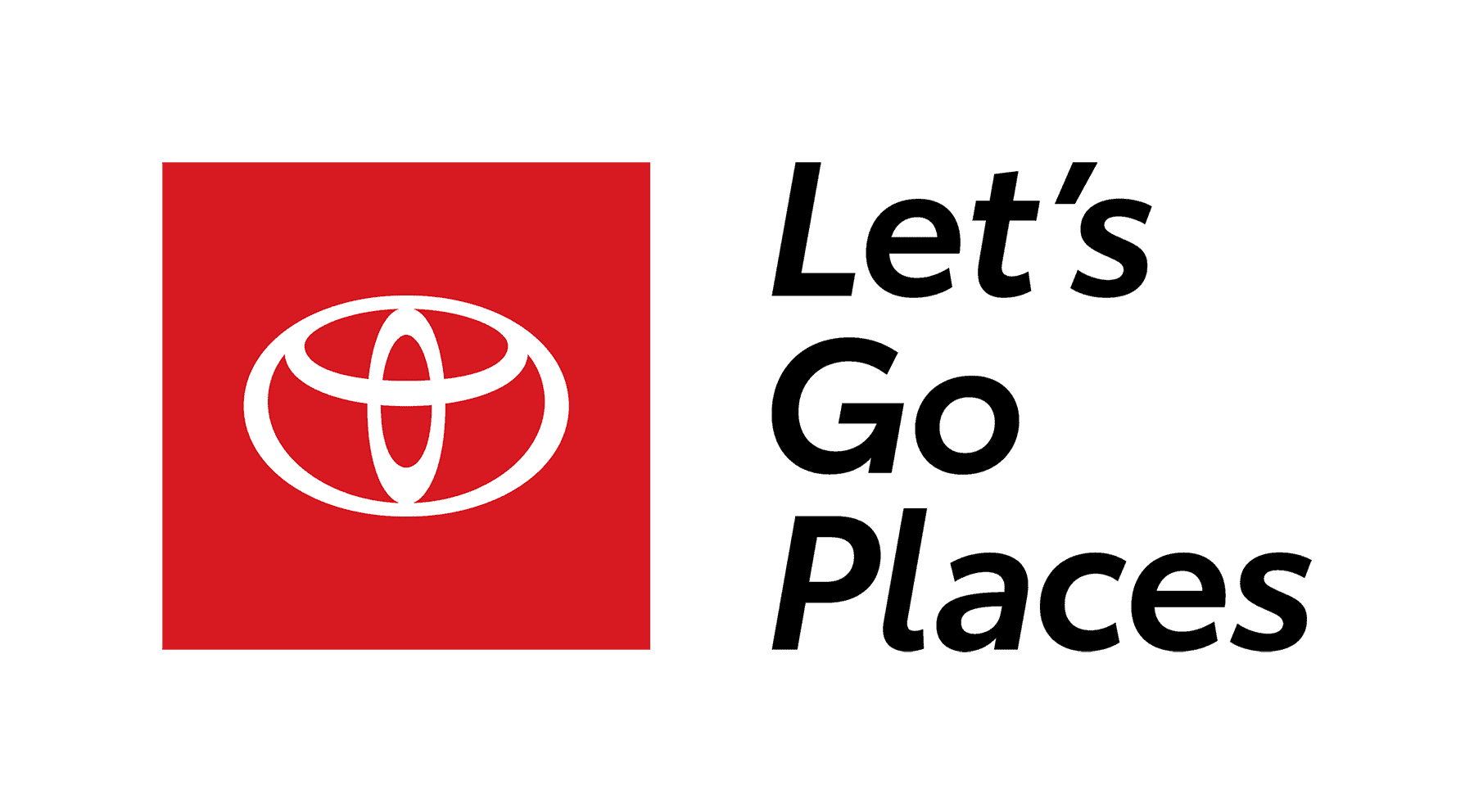 toyota lets go places logo vector