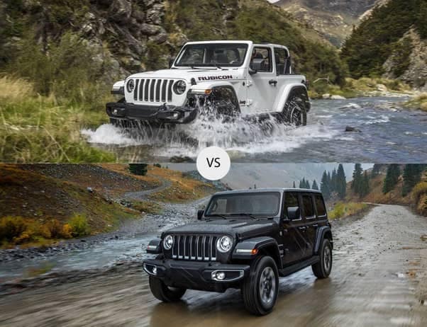  Jeep Wrangler Rubicon vs Sahara Embellecedores