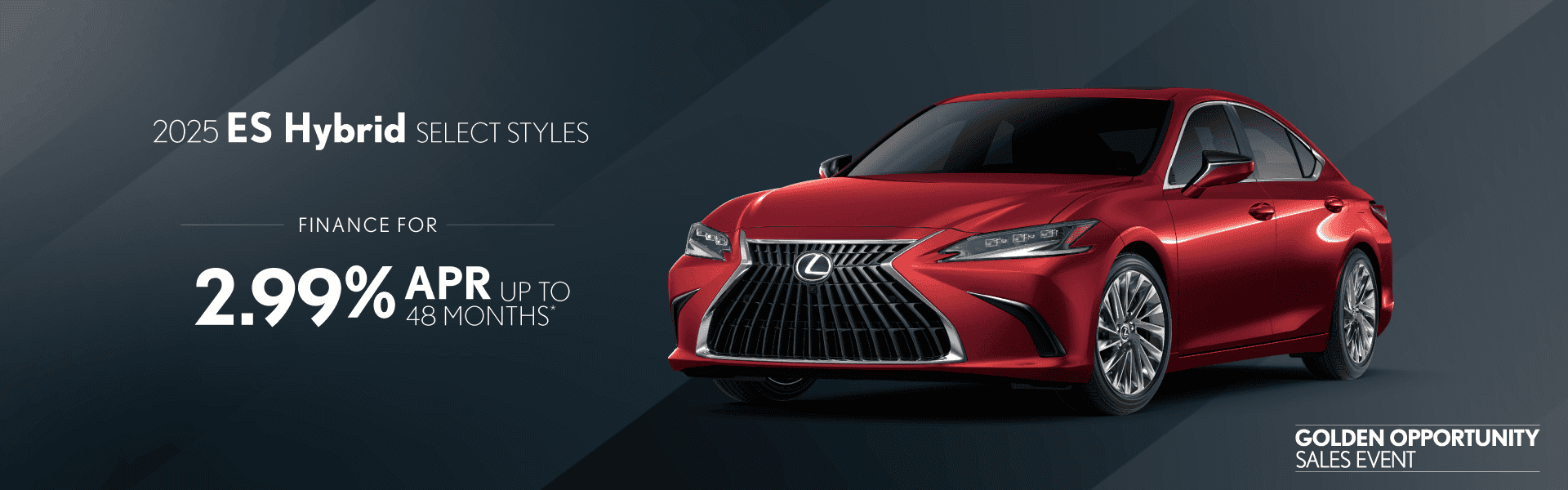 Lexus 2025 ES Hybrid Offer
