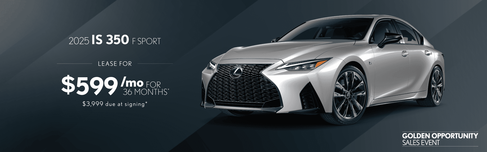Lexus 2025 IS 350 F Sport Offer