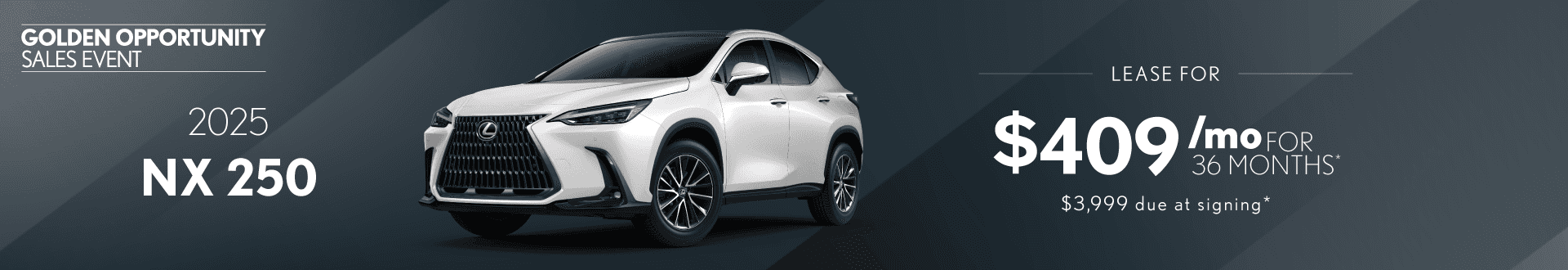 Lexus 2025 NX 250 Offer
