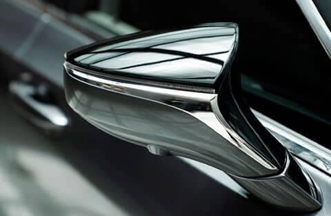 2021-Lexus-ES side mirror