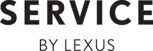 Service by Lexus logo black