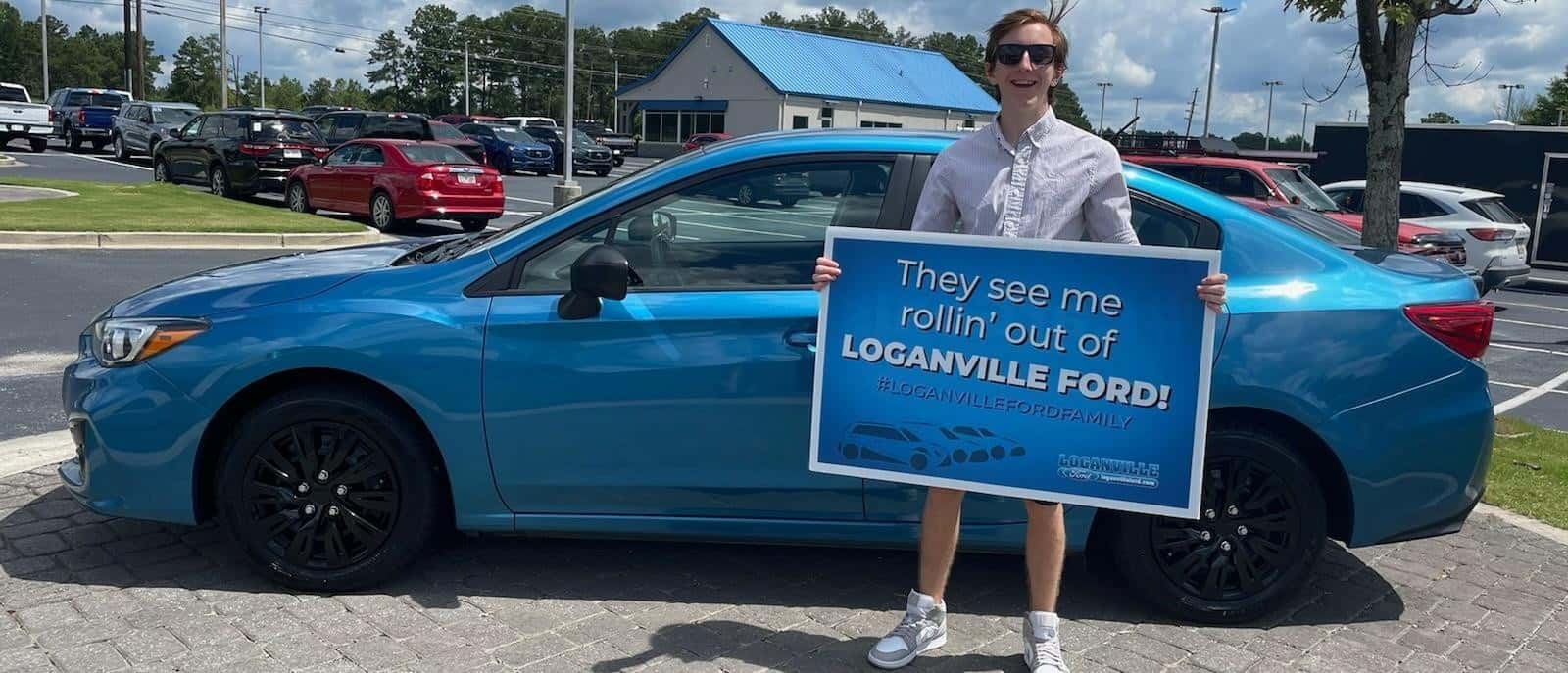 Customer with vehicle