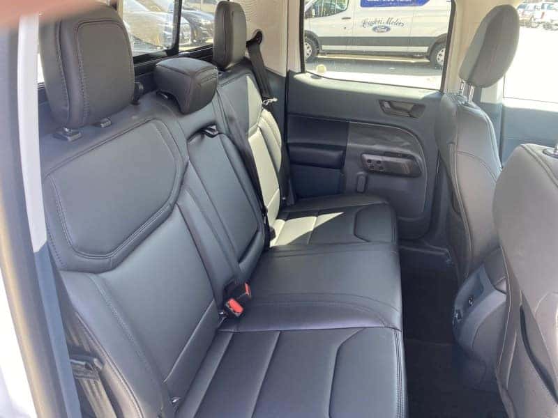 interior white pickup