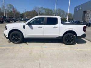 white pickup truck