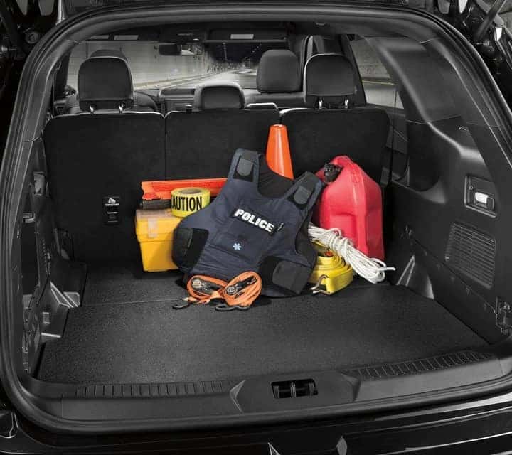 2021 Ford Police Utility cargo area