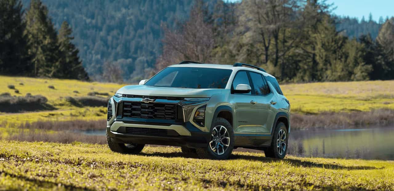 2026 Chevrolet Equinox EV front three-quarter view at Lucas Chevrolet Motors, Inc. in Lumberton NJ