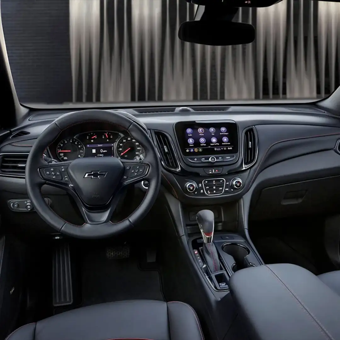 Interior view of the 2024 Chevrolet Equinox