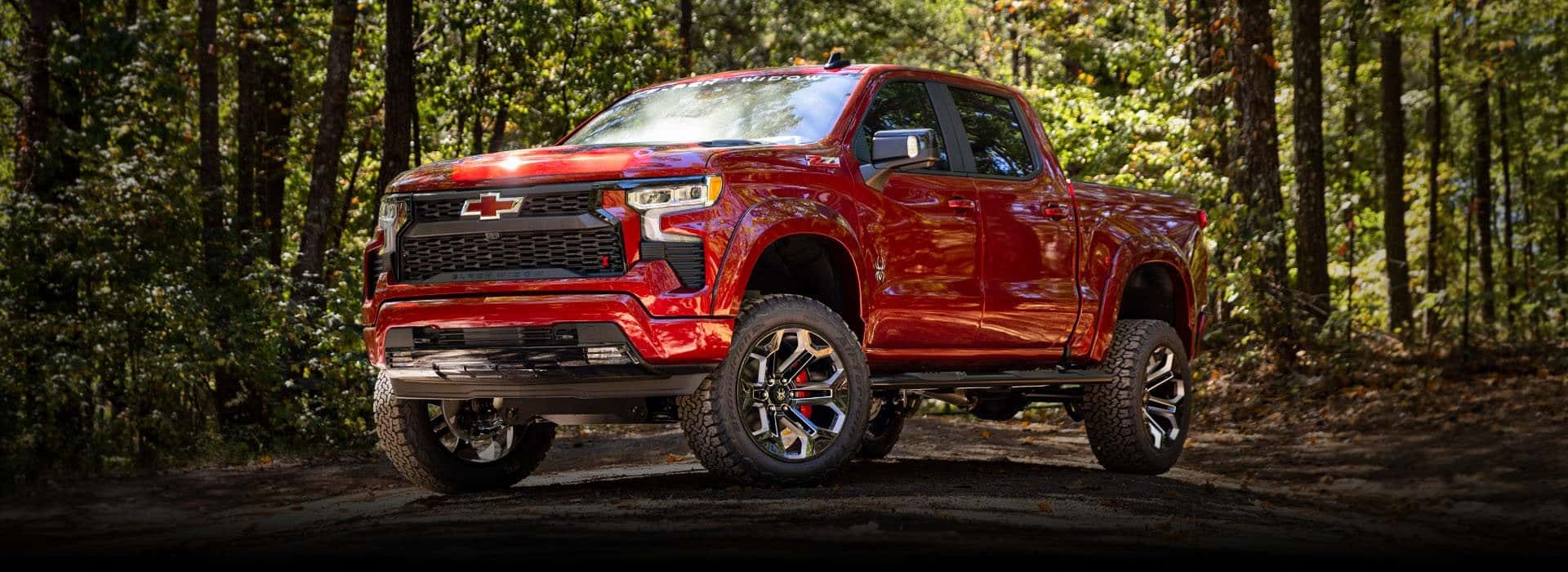black widow chevy red