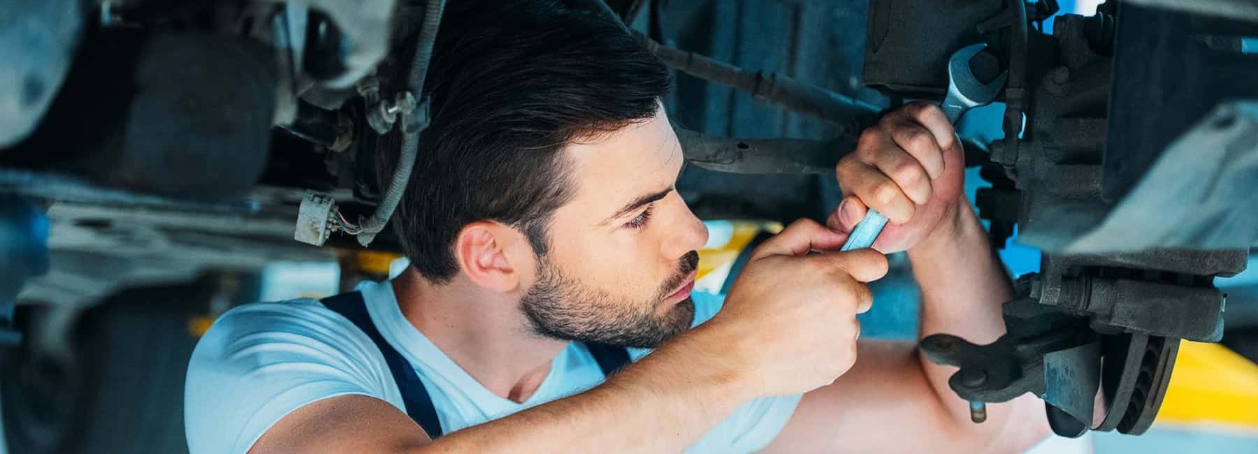technician with wrench