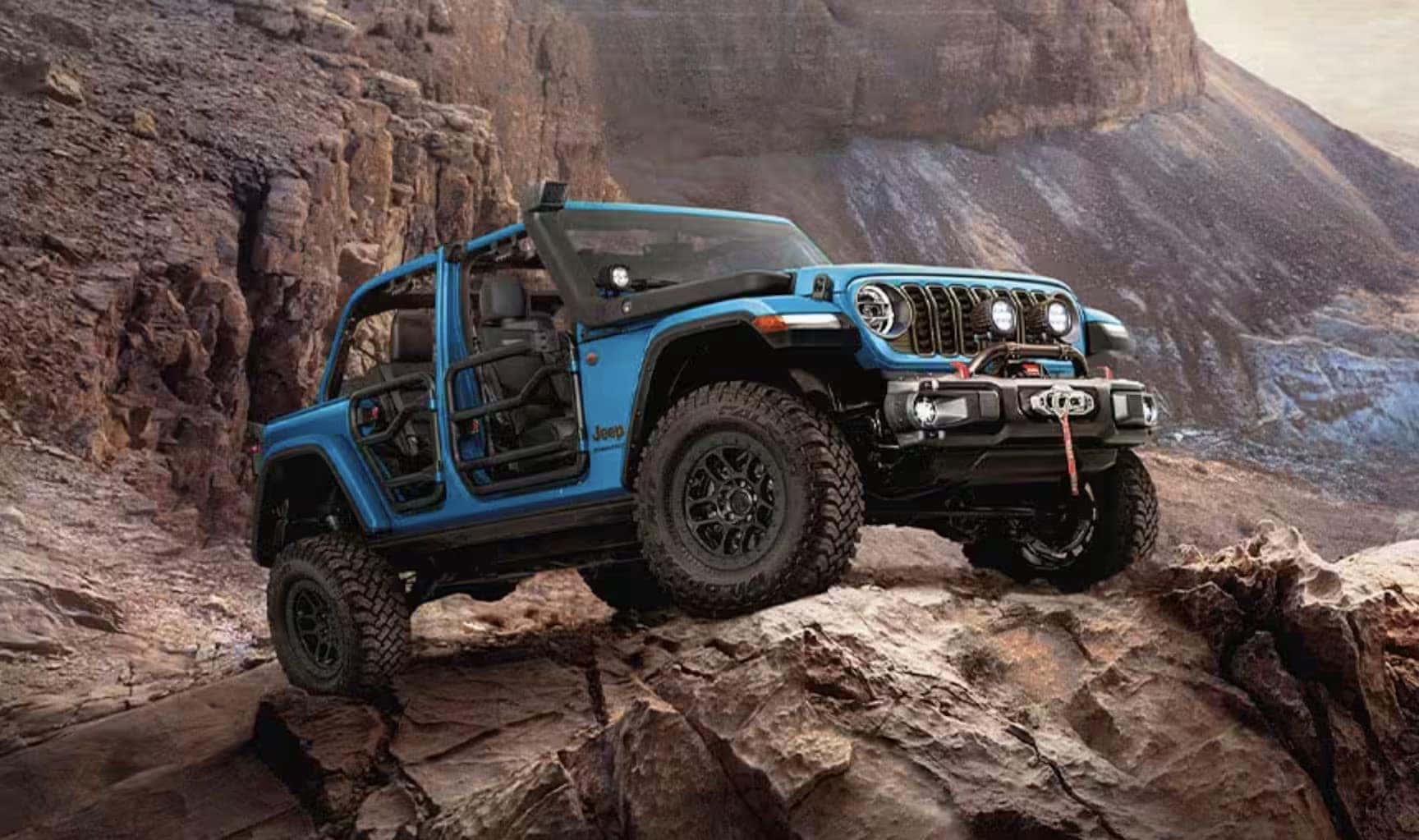 blue wrangler