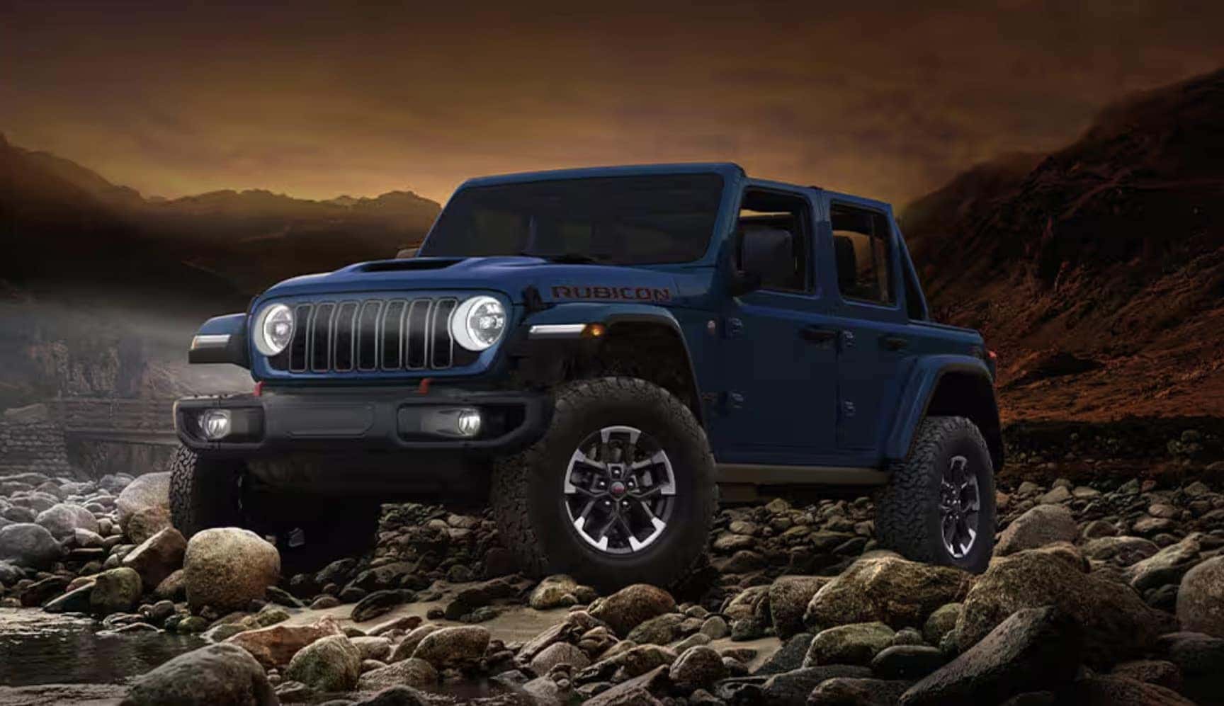 jeep rubicon dark blue