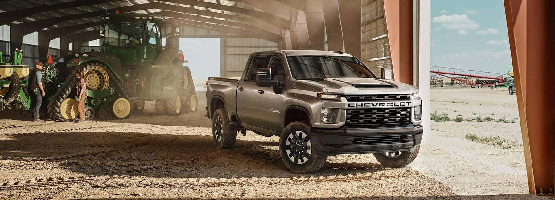 2020 Chevrolet Silverado 2500HD Crew Cab on a Work Site