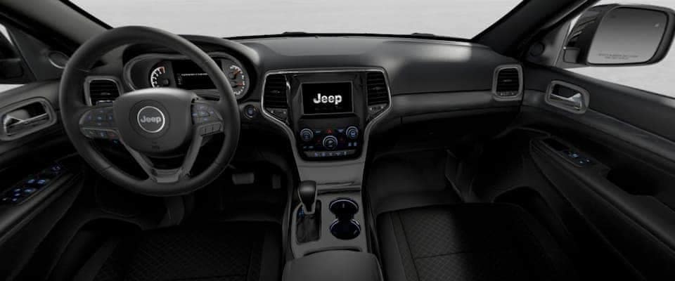 The dashboard on the 2019 Jeep Grand Cherokee
