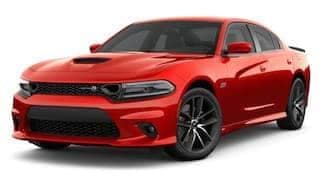 A red 2019 Dodge Charger