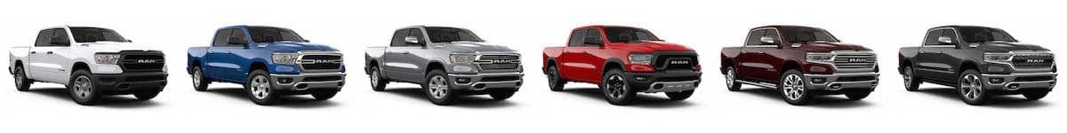 The trim levels of the 2019 Ram 1500