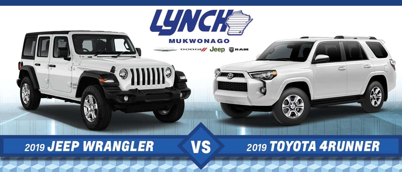 2019 Jeep Wrangler vs. 2019 Toyota 4Runner: Offroad SUV Comparison