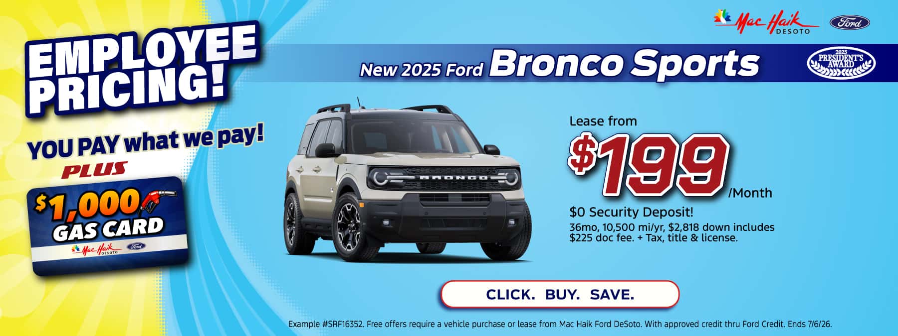 2025 Bronco Sports banner