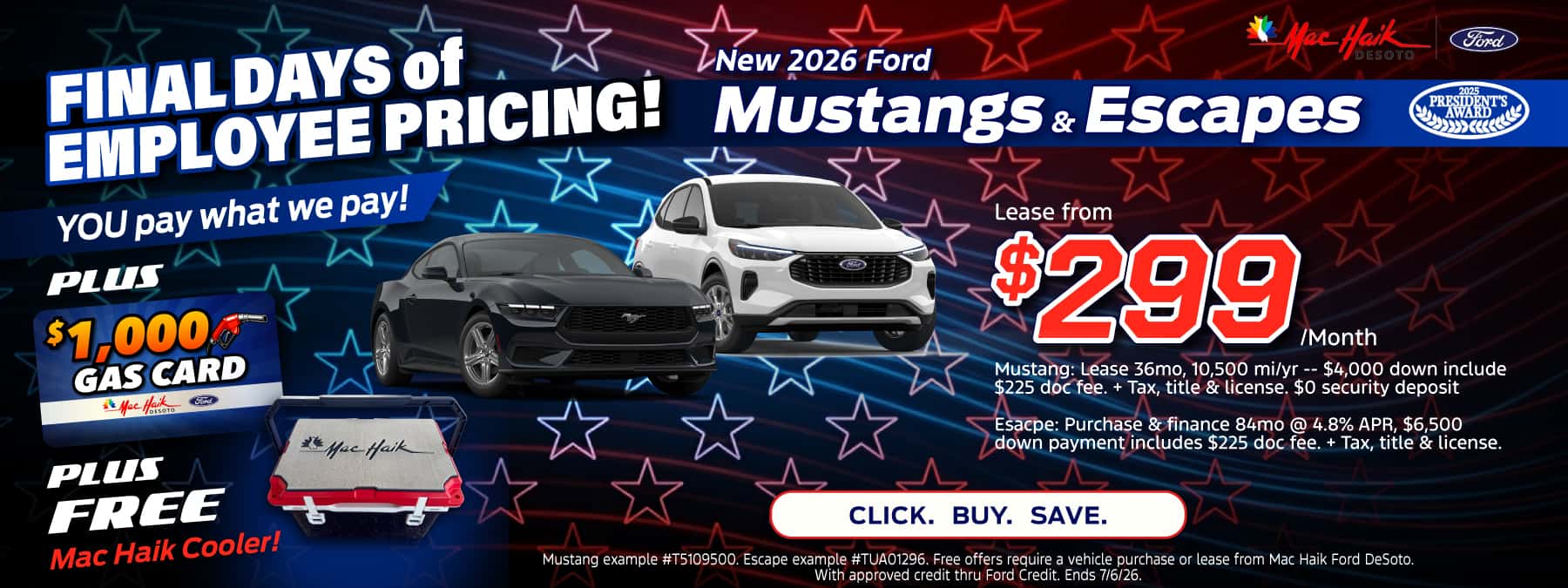 mustangs and escapes new banner
